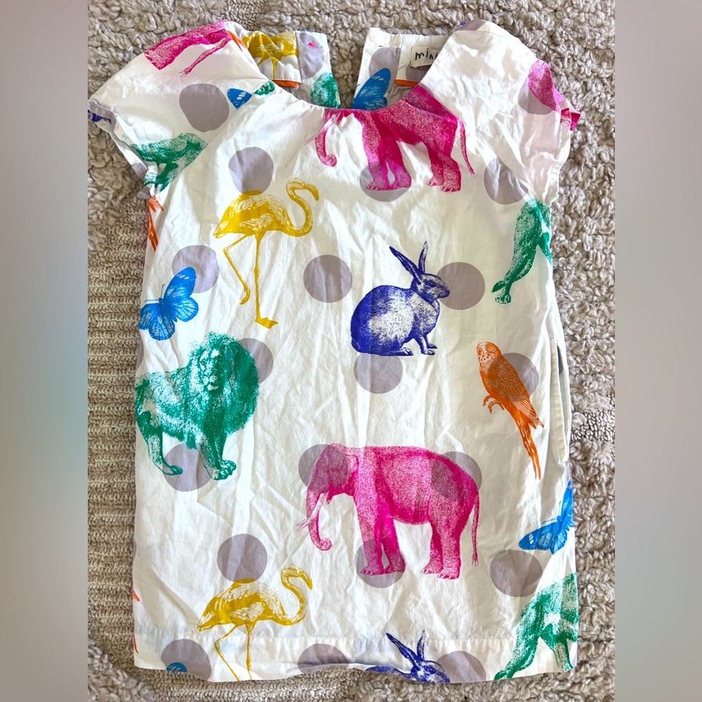 Mini Boden Classic Zoo Print Sz 1.5-2T